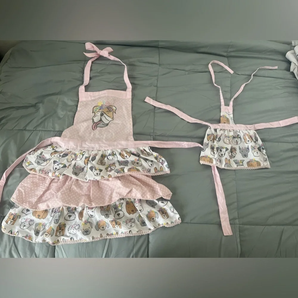 ￼Apron Set (My Doll & Me or my Dogs & Me)​​